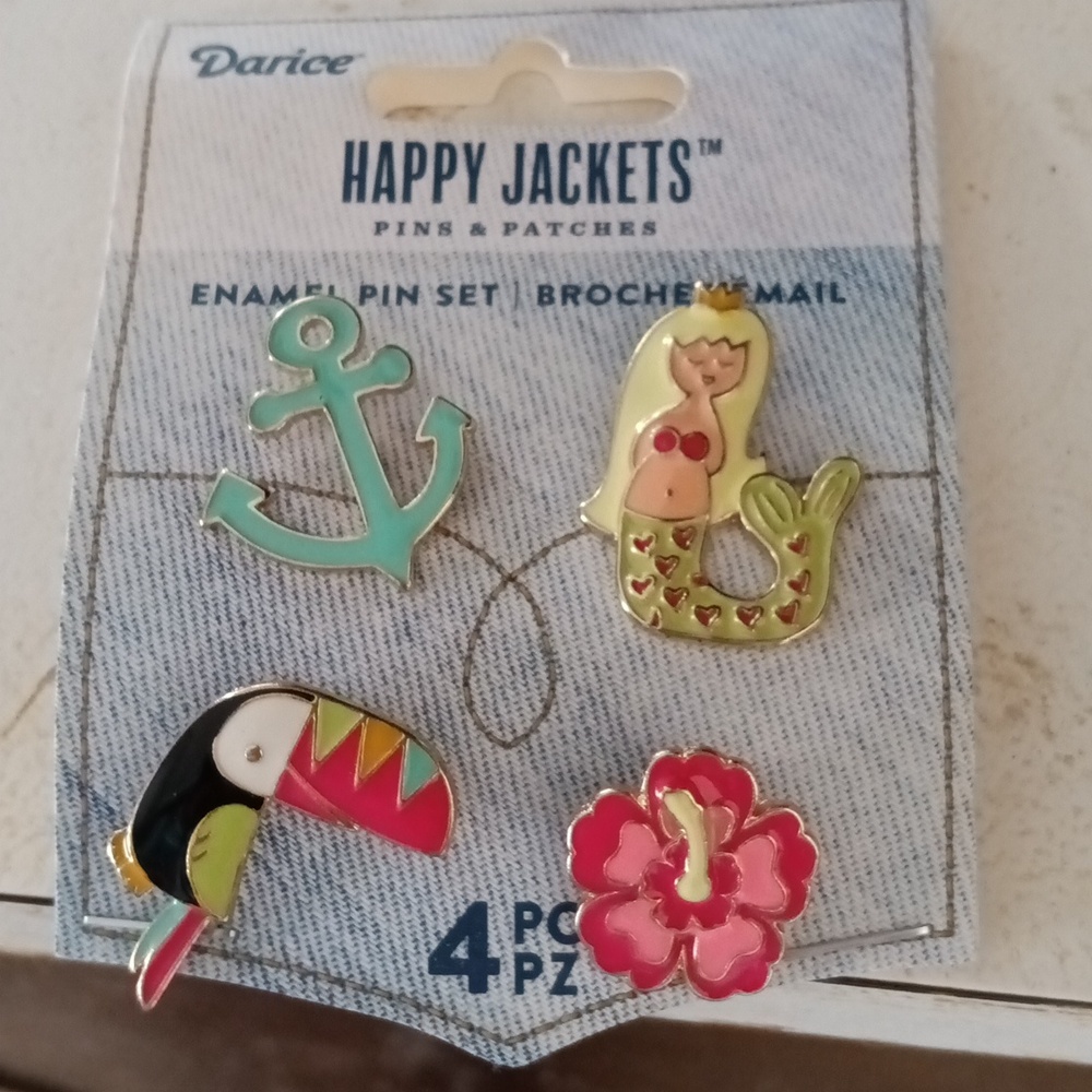 Jacket pins